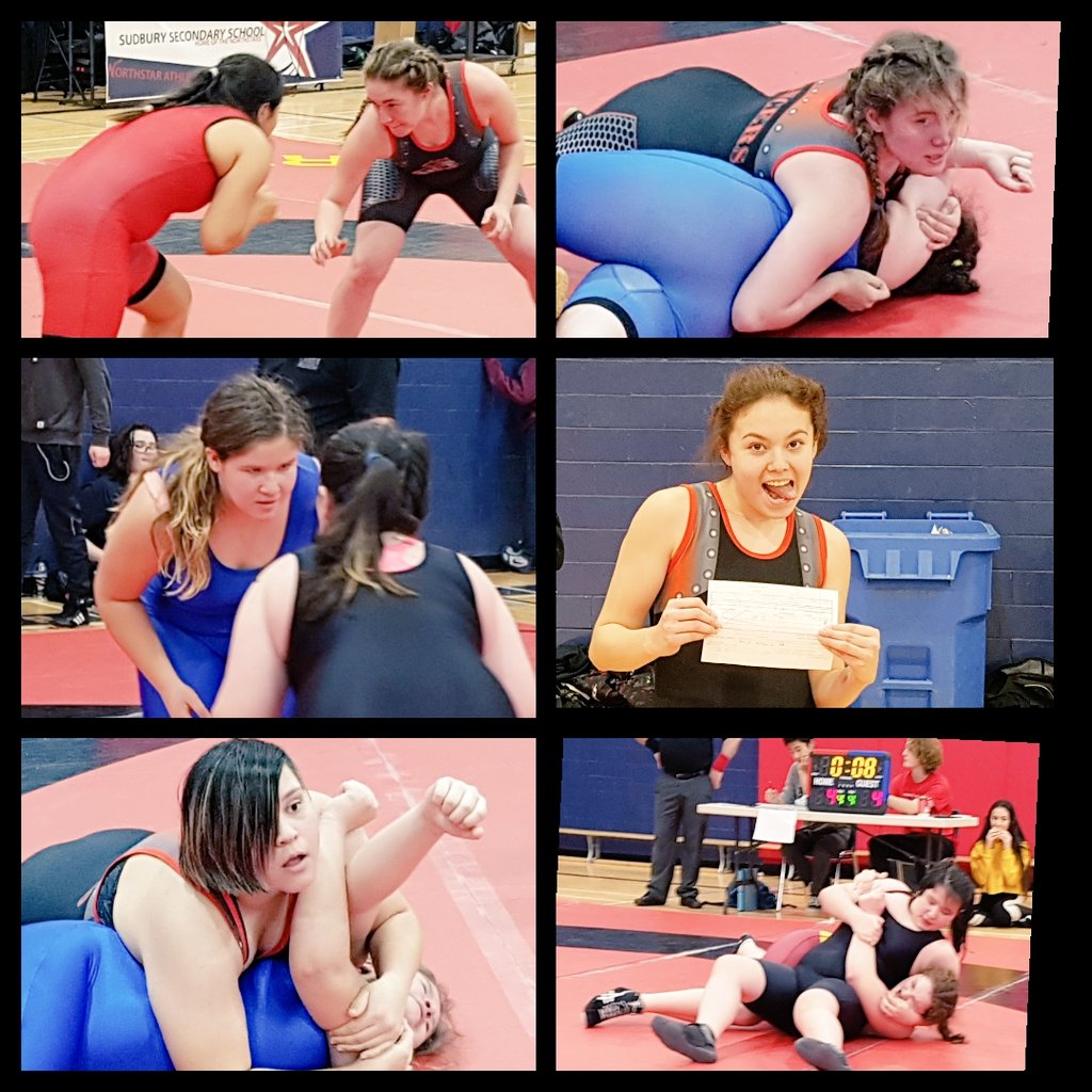 @LSSLancerNews  The Lady Lancers wrestled an impressive day as part of 'The Boot' at Sud. Sec.  Gold = Mia & Sheila Silver = Keyna & Ellie 4th = Annabelle 5th = Samantha. 

#Sudbury #ontario #northernontario  #wrestling #lancerproud #canadawrestlinglutte #lancersports #oawa