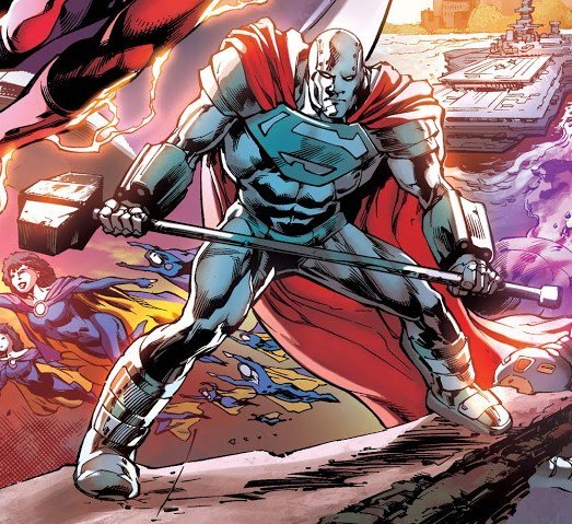 John Henry Irons aka SteelAbilities: possess a steel powered armor that grants him superhuman strength and durability