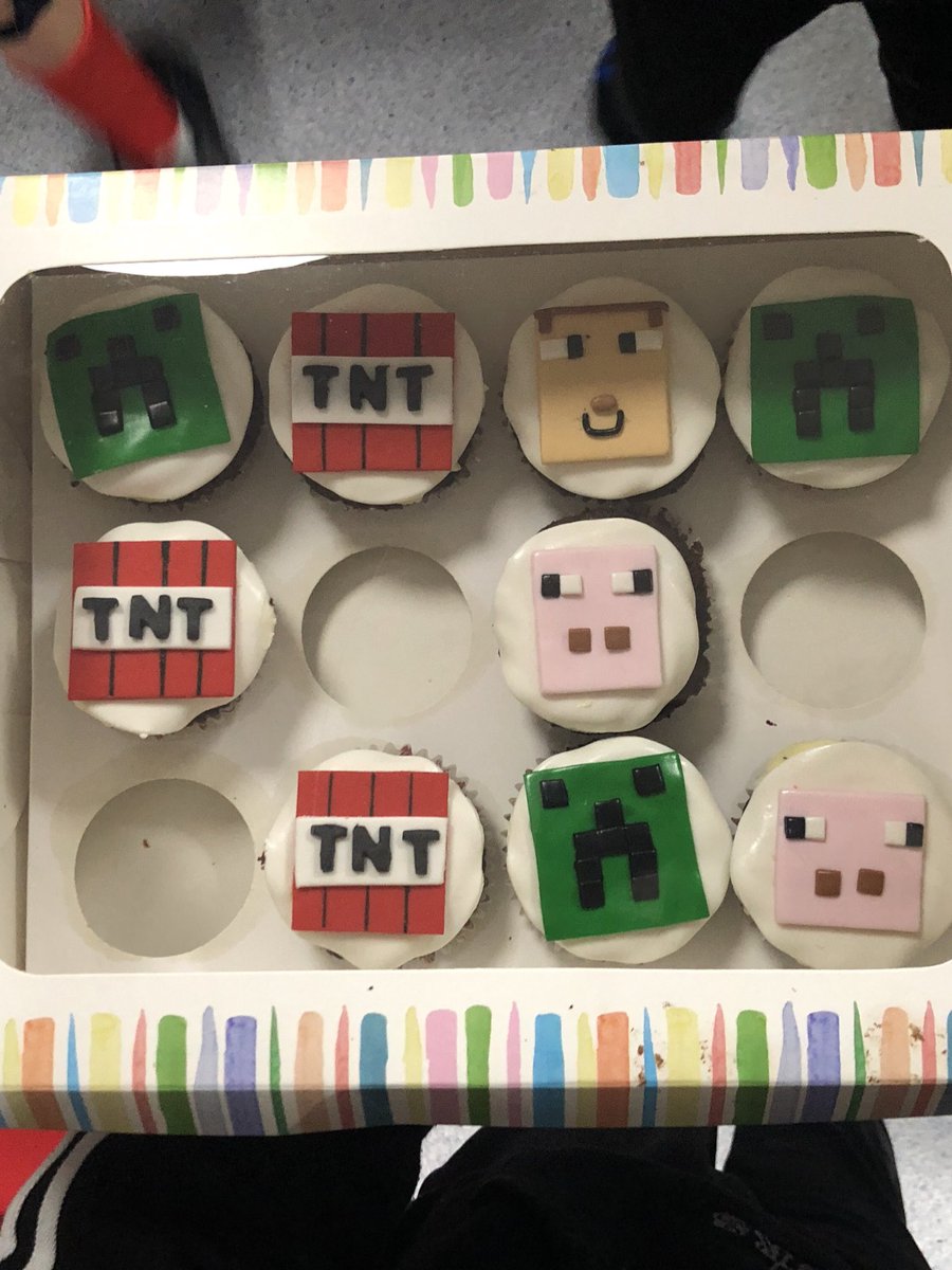 KSThakral's tweet photo. Even the cakes today have a special look. #TBSDelhi #CSWeek2018. #InnovationLounge #HourOfCode #DressUpDay #Minecraft https://t.co/w3bZI2W2B5