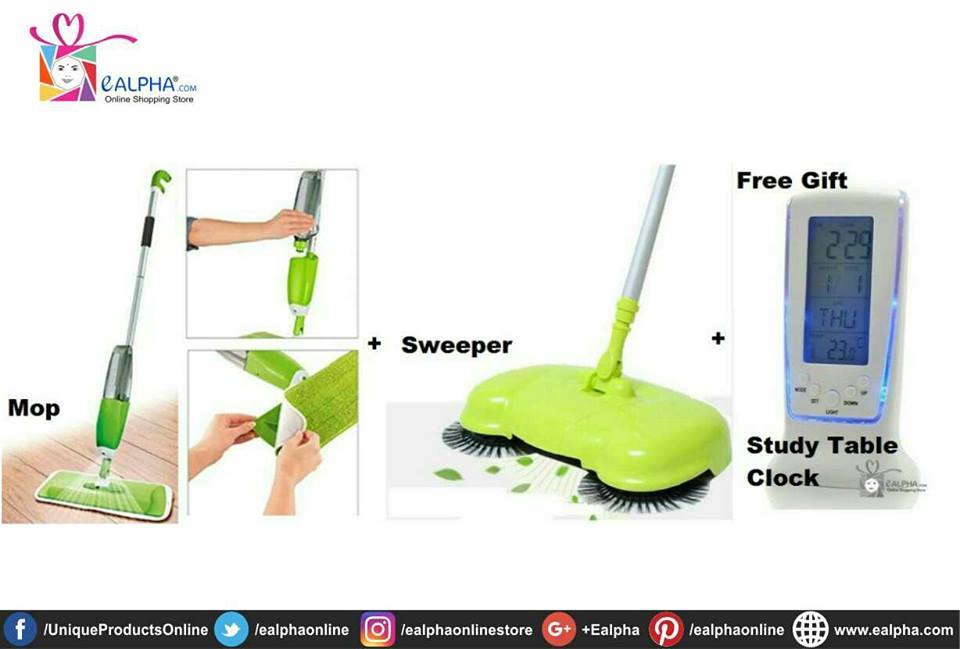ealphaonline's tweet photo. Get a free gift worth Rs.300/- on this combo.
Flat 575/- off on Special combo of Mop + Sweeper + 1 free gift!!!
To buy, visit: https://t.co/trNV8yBpBq or whatsapp at 9300002732.
#ealpha #cleaningtools #freegift #offer #specialsale #sweeper #mopspray #mop #floorcleaner https://t.co/gaWwnZq7N5