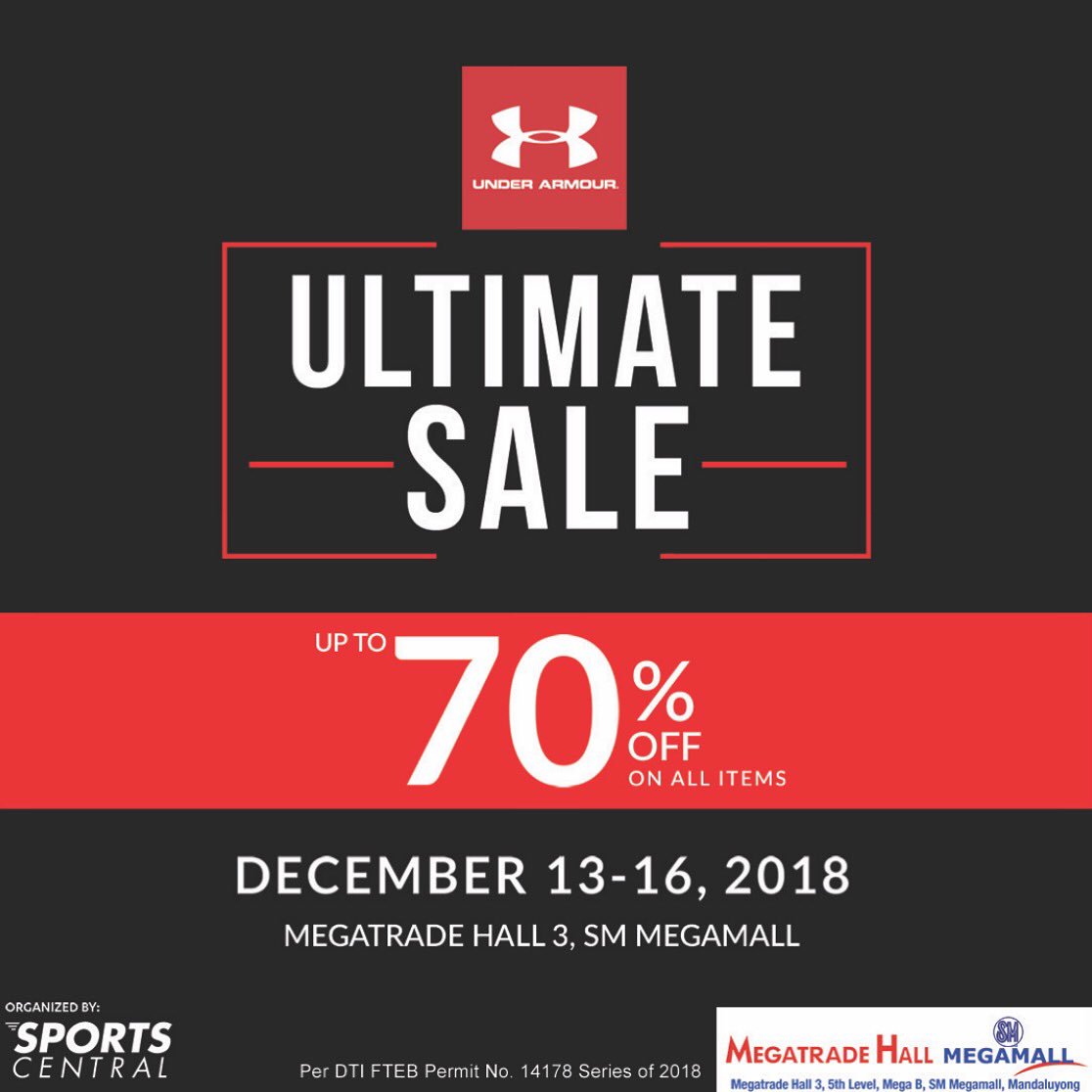 under armour sale megatrade hall