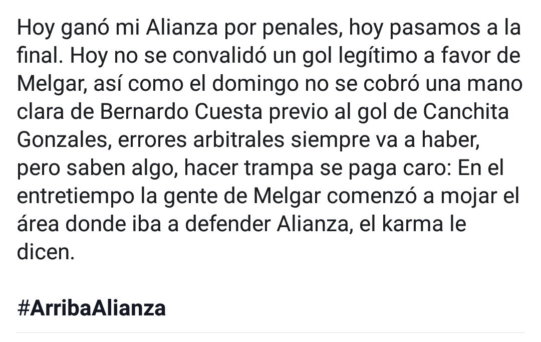 6ianfranco's tweet image. #ArribaAlianza