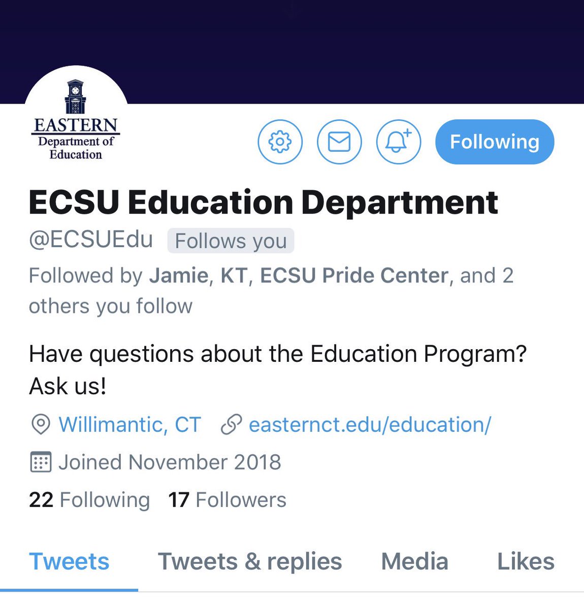 EasternEdClub's tweet image. FOLLOW!!! - new EDU DEPT. for updates about CARE deadlines, job postings, scholarships and other important info you don’t want to miss! @ECSUEdu (on Instagram as well!)