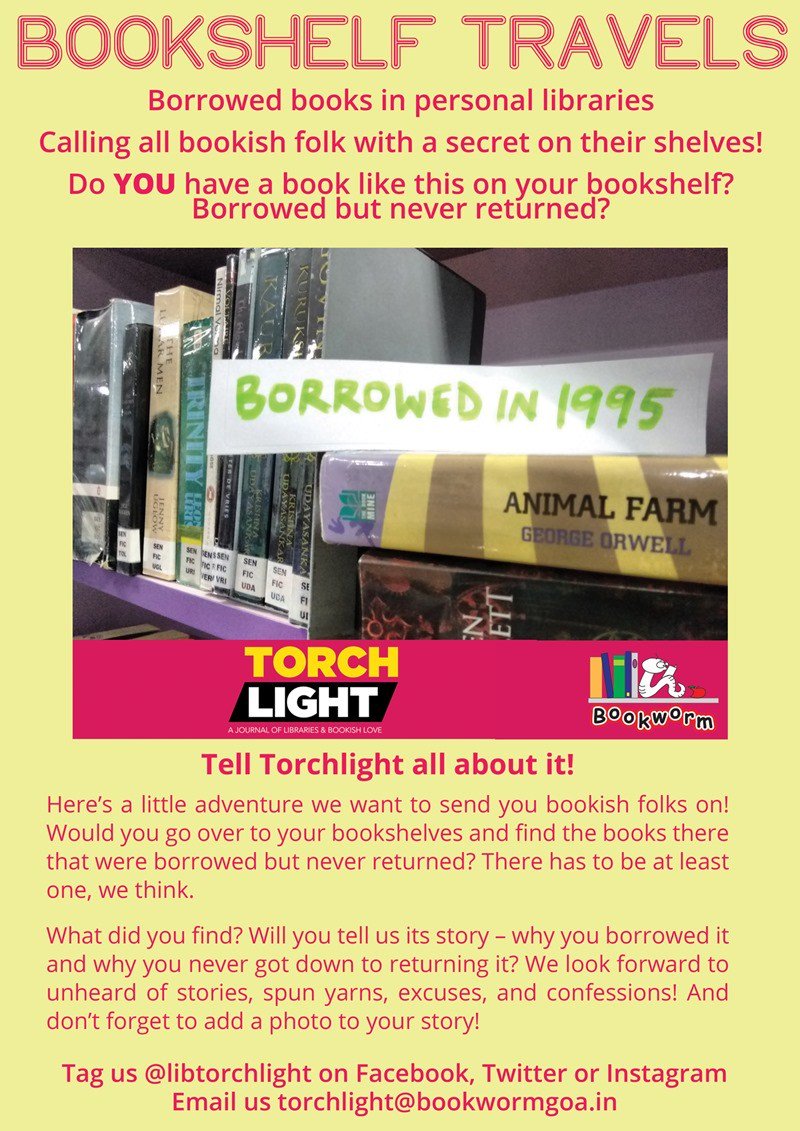 BookwormGoa's tweet photo. Bookshelf Travels https://t.co/P2ai4StZnQ https://t.co/N08YPxMyv3