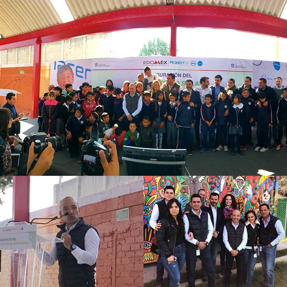 peterchanb's tweet photo. After more than 1 year, 500 plus volunteering hours, 40 people, today we officially launched our #SolarLabMx. First of its kind. So proud! @SoyRobotiX @DellEMCMX @Computer_Aid @SeducEdoMex @alexfedezcam https://t.co/gHmoBRcTbW