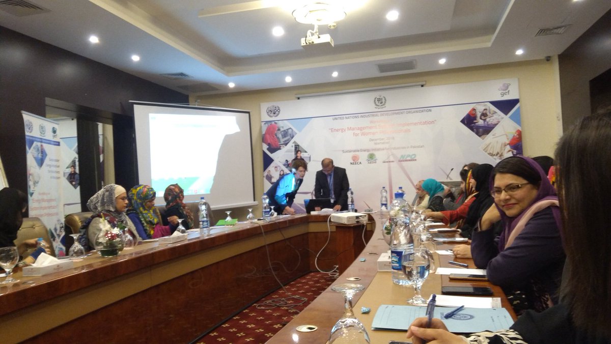 wirectspk's tweet photo. #WIREPK's first ever #EnMS Training workshop for #WomenEnergyProfessionals with @UNIDO_Pakistan under its #inclusivedevelopment approach @PkWomenInEnergy @SamarHasantwtr @NamHameed https://t.co/rRPAdVtEPA