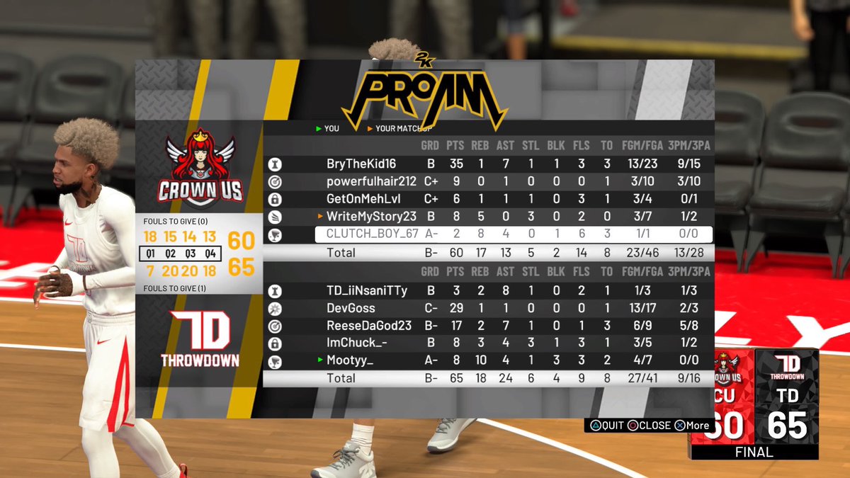 Throwdown2k's tweet photo. GG @crownus2k 2-1
@WRproamleague #WRstats https://t.co/gPLhpqP0Lf