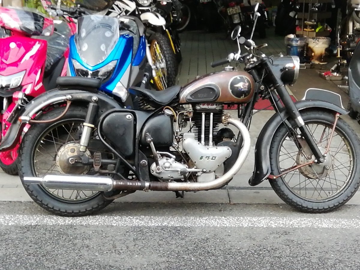 メグロz7中古新規の車検が完了しました。 #メグロ#z7#500#旧車#