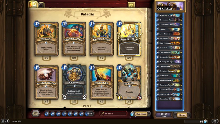 Rastakhan Legend Caravaggio S Otk Paladin Beerbrick Hearthstone