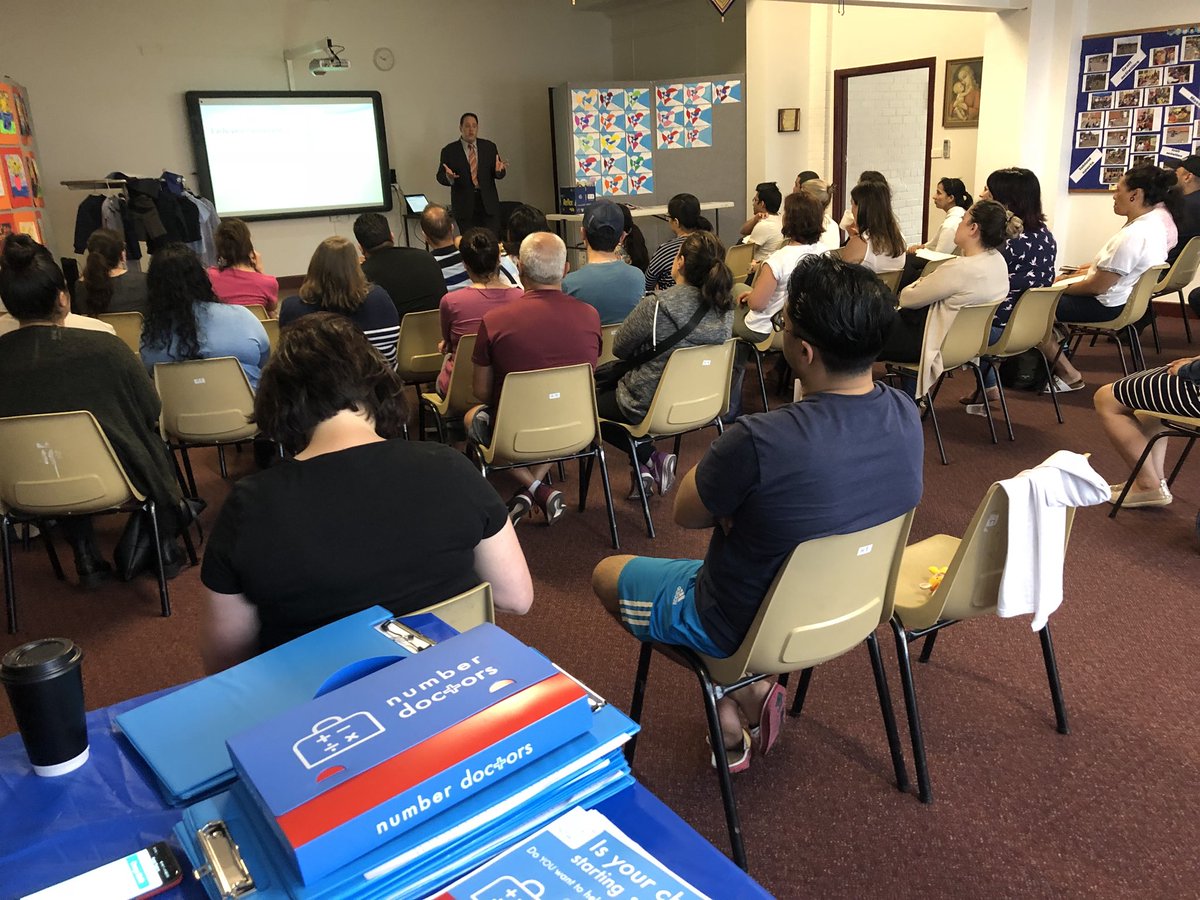 number_doctors's tweet photo. Great to be presenting to parents at the St Gabriel’s Prep Orientation session. #mathschat #numberdoctors #welovemaths https://t.co/cZblio2Jio