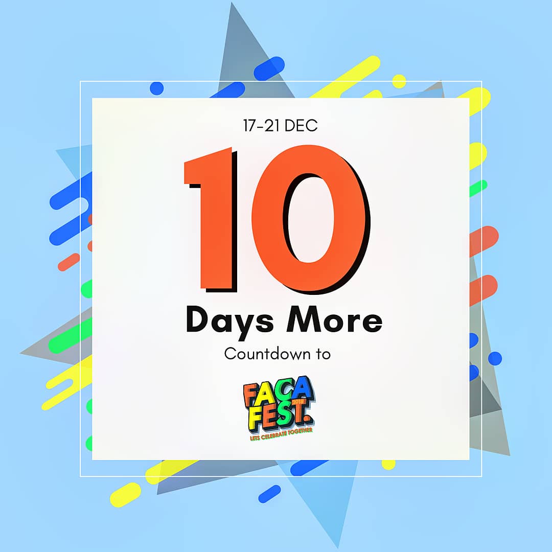 FFest2018's tweet photo. ❗10 DAYS MORE❗
Guys, are you ready to celebrate FacaFest 2018?
17 DEC - 21 DEC
Monday - Friday
🎉See You Soon🎉

#FACAFest 
#event 
#unimas 
#fsgk 
#kuching 
#kotasamarahan
#countdown
#let'scelebrate
#talk
#artist 
#film https://t.co/bHJpgdkw59