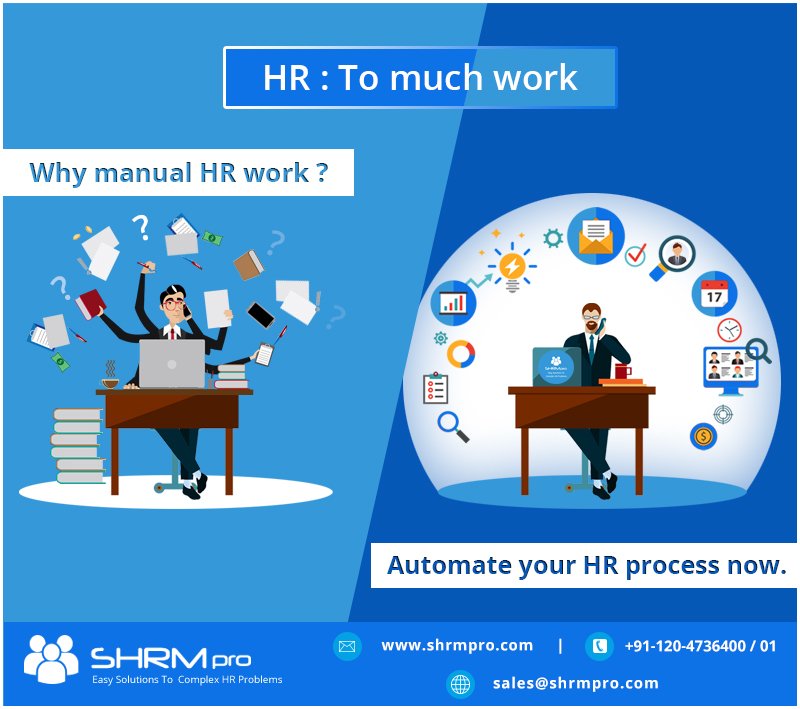 Automate your HR process now with SHRMpro.  #leavemanagement #leaveadministration #hrms #hrsoftware #hrpolicies #hrsolutions #hrconsulting #cloudhrms #hrm #hrmsoftware #hrmpayroll #salarysoftware #salary #humanresources #hrreports

bit.ly/2O9NVFA