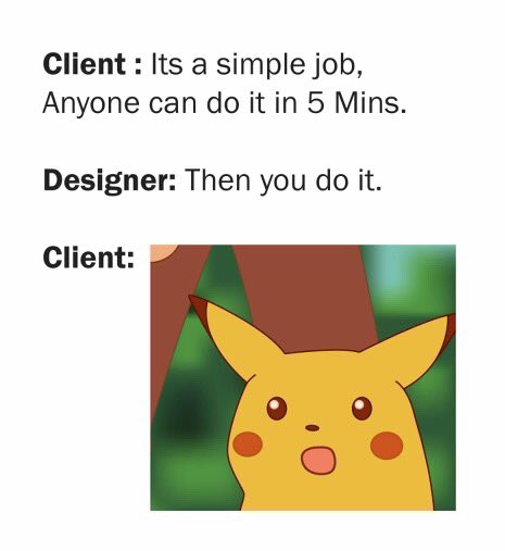 chuckwired's tweet image. Can’t take credit for this but 😂 #designerproblem