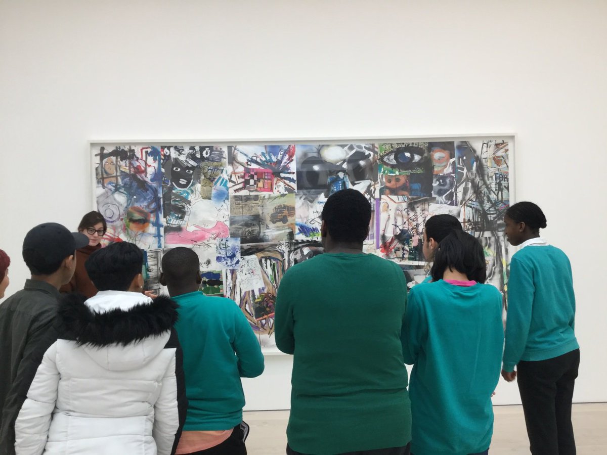 @TheGardenN16's Secondary students went to see an exhibition at @saatchi_gallery. They had a great time and made beautiful masterpieces. 🎨 #art #creativelearning #hackneyschools #saatchigallery #exhibition #autism #PlantingTheSeedsOfSuccess #BlackMirror #contemporaryart #culture