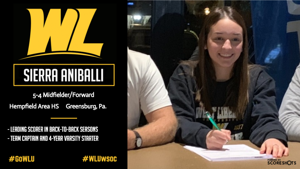 Hempfield Area (Pa.) High School's 2-time leading scorer, Sierra Aniballi, has signed to play her college soccer at WLU!  Welcome to the hilltop! #GoWLU hilltoppersports.com/news/2018/12/6…