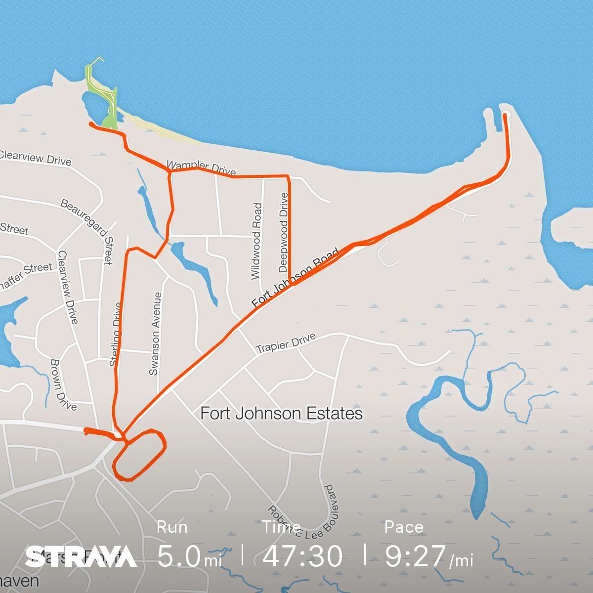 7 Pax in for a #Roundabout Shuffle. 5 or so miles of gloom on the edge of Jim Isle. ⁦<a href="/F3Charleston/">F3 Charleston</a>⁩