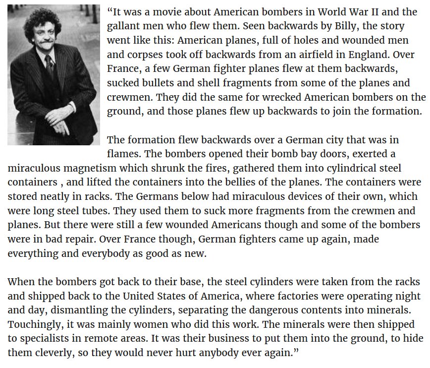 A WW2 bomb was successfully defused in #Kiel last night. It is a good time to cite a passage from Kurt Vonnegut's works. #kielbombe #high5Polizei