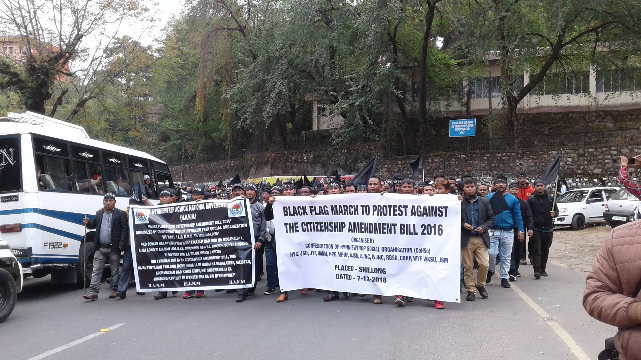 Eastern Panorama The Confederation Of Hynniewtrep Social Organization Cohso Which Comprises Of 14 Social Organizations Today Staged A Blackflagmarch To Oppose The Centre S Citizenshipamendmentbill16 Meghalayagov Bjp4meghalaya