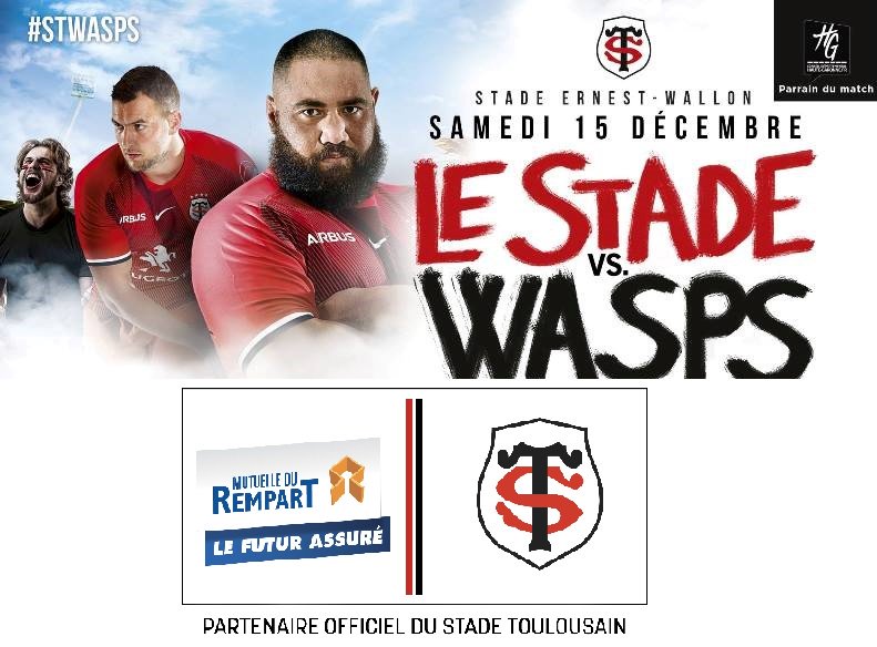 RempartMutuelle's tweet image. #JeuConcours Gagnez des places pour le match #STWASPS du @StadeToulousain du samedi 15 décembre à 16h15 🍀 Pour jouer, c&apos;est par ici bit.ly/2QfATwd