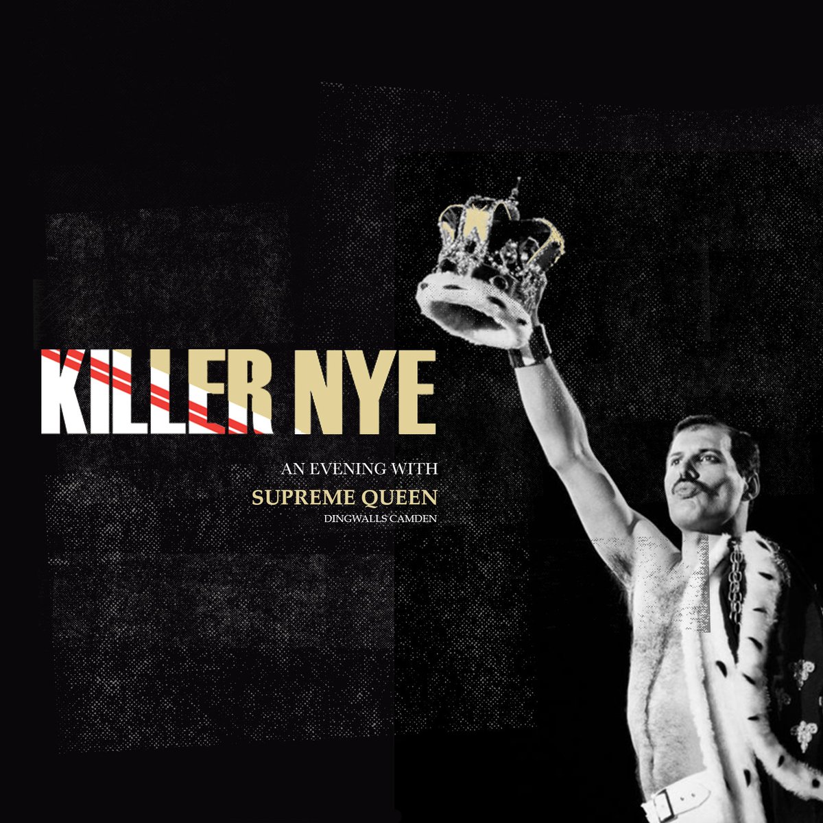 #nye SORTED! Come join us for a night with #queen at Camden #dingwalls. Tickets available next week.  #BohemianRhapsody #killerqueen #FreddieMercury