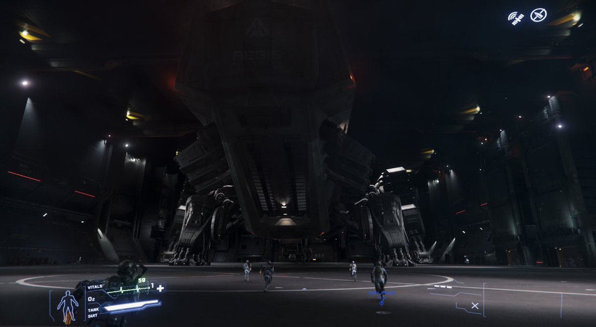 ArcIndustries_'s tweet photo. First edition of Operation: Clean Sweep. Riding Elevators, waiting for trains then onto multi-crew ship training and formation flight with our Security Fleet. Later responding to rescue beacons and our Marines running PPO work. Another amazing evening of #starcitizen https://t.co/wT4Rp90LG5