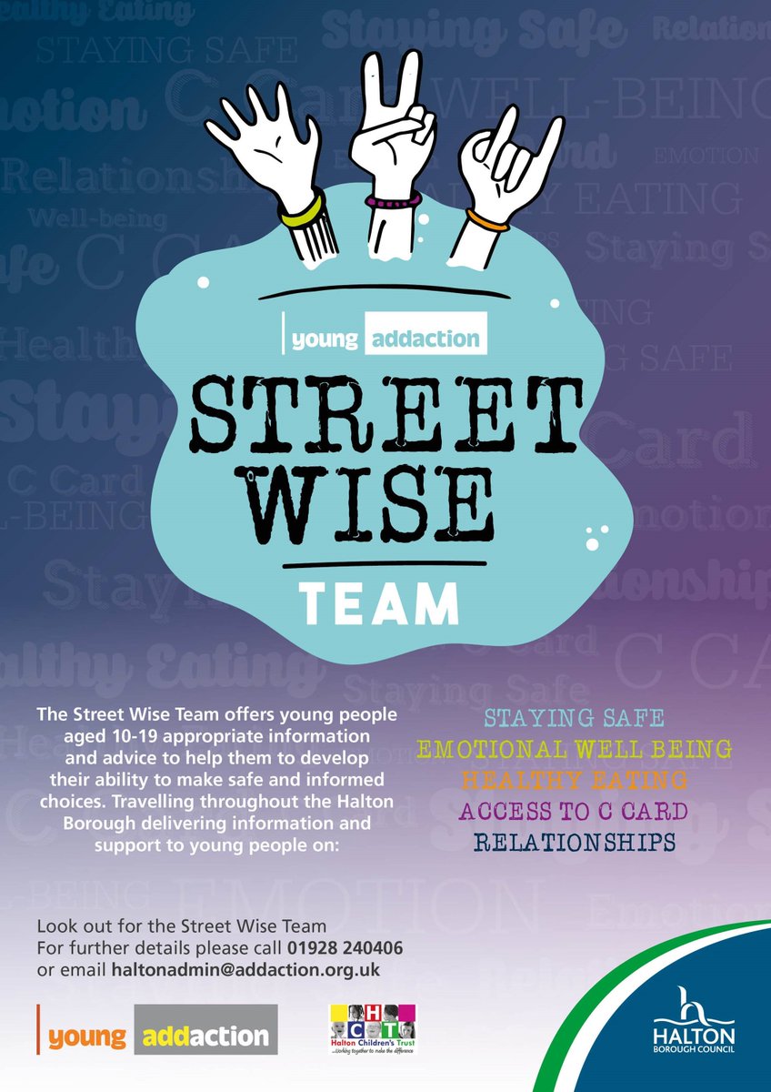 HaltonCT's tweet photo. @HaltYoung Addaction Streetwise Outreach team will be at Runcorn Shopping City this evening from 5.15pm – 8pm https://t.co/NEJPYv9BcZ
