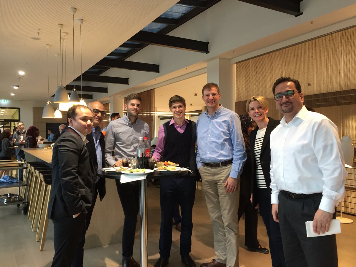 galia_alessi's tweet photo. A great start to the 2nd module of the MBA International Healthcare Management Class of 2020 @FrankfurtSchool. Get together lunch for students programme management and professors. #fsihm https://t.co/3xjeOSBnqX