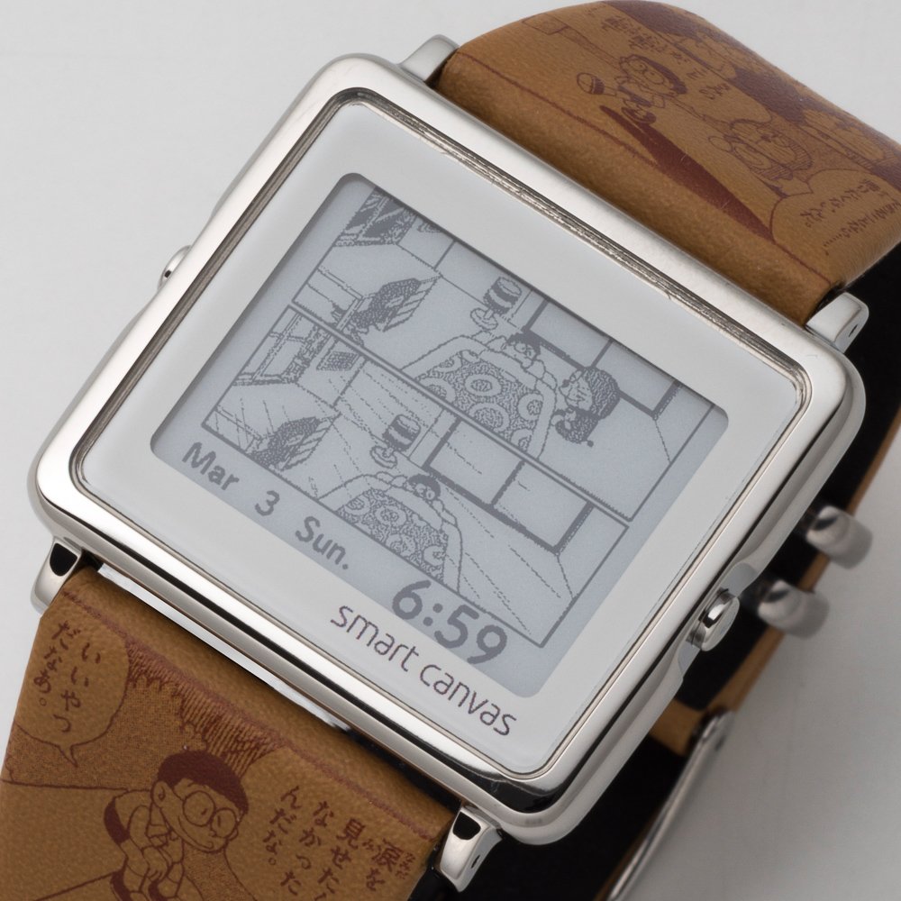 ドラえもん smart canvas 限定 腕時計 藤子·F·不二雄ミュージアムきぼうかかくははちまんえんです