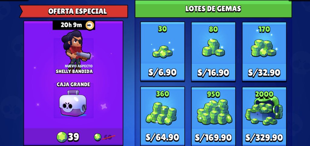 BrawlStarsPeru's tweet photo. Esperamos llegar a nuestros primeros 💯 seguidores para hacer nuestro primer sorteo de Gemas 💎 https://t.co/PpvyaXdUqK