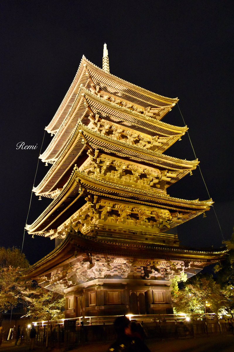 東寺ライトアップ 東寺ライトアップ