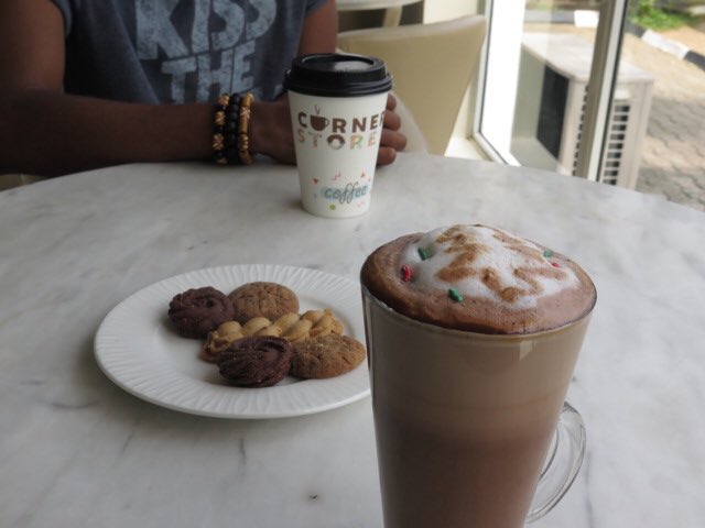 CornerStoreNG's tweet photo. "Coffee and Chocolate; the inventor of Mocha should be knighted" ๐
Enjoy every sip with love baked into a cookie ๐ช.
#18daystochristmas
#Cornerstoreexperience #cornerstore #FridayMotivation #PHCity #Portharcourt #MorningRushPH #weekendvibes https://t.co/IAujY2qq2a