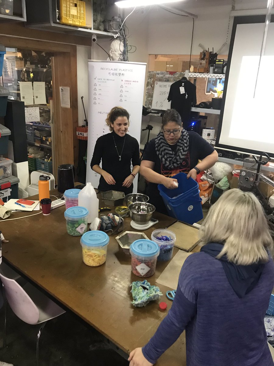 We had such an amazing day of hands-on learning with #preciousplasticsshanghai! Excited to further embed plastic recycling into meaningful student &amp; community #design projects at #learnISB🐉+🐳=💪🏻🌏