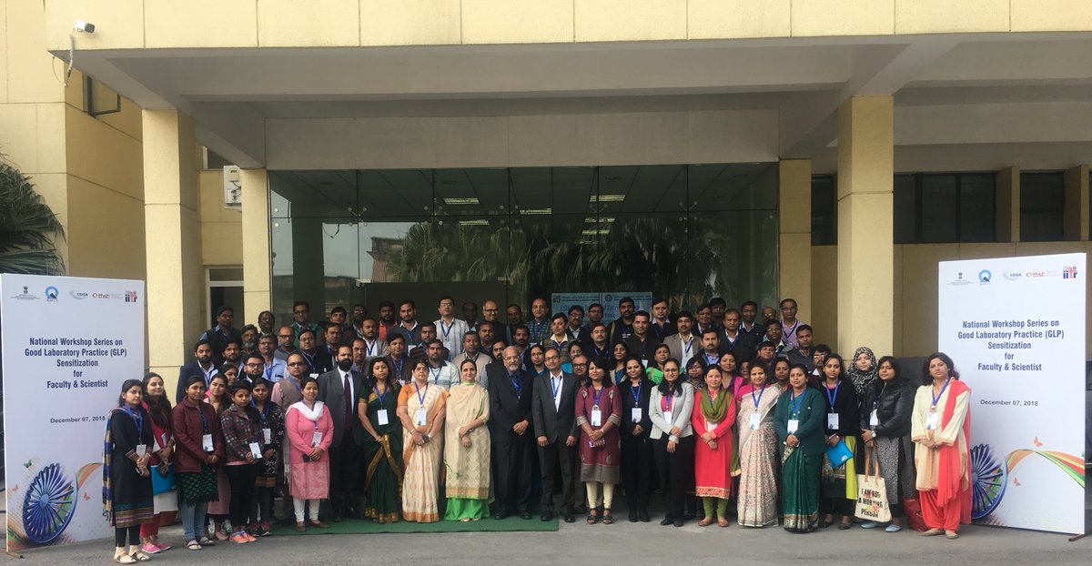 Dignitaries, faculty and all  Participants of "NATIONAL WORKSHOP SERIES ON GOOD LABORATORY PRACTICE (GLP) SENSITIZATION FOR FACULTY &amp; SCIENTIST" at <a href="/CSIR_IITR/">CSIR-IITR</a> #glp <a href="/Alok_Dhawan/">आलोक धावन । Alok Dhawan</a> <a href="/CSIR_CDRI/">CSIR-CDRI</a> <a href="/DBTIndia/">Department of Biotechnology</a> <a href="/IndiaDST/">DSTIndia</a> <a href="/THSTIFaridabad/">DBT-THSTI</a> <a href="/dgcsirIndia/">DG, CSIR</a> <a href="/QualityCouncil/">QCI #qualitymatters</a> <a href="/CSIR_IND/">CSIR, India</a> <a href="/AkshayDwarknath/">Akshay Dwarakanath</a>