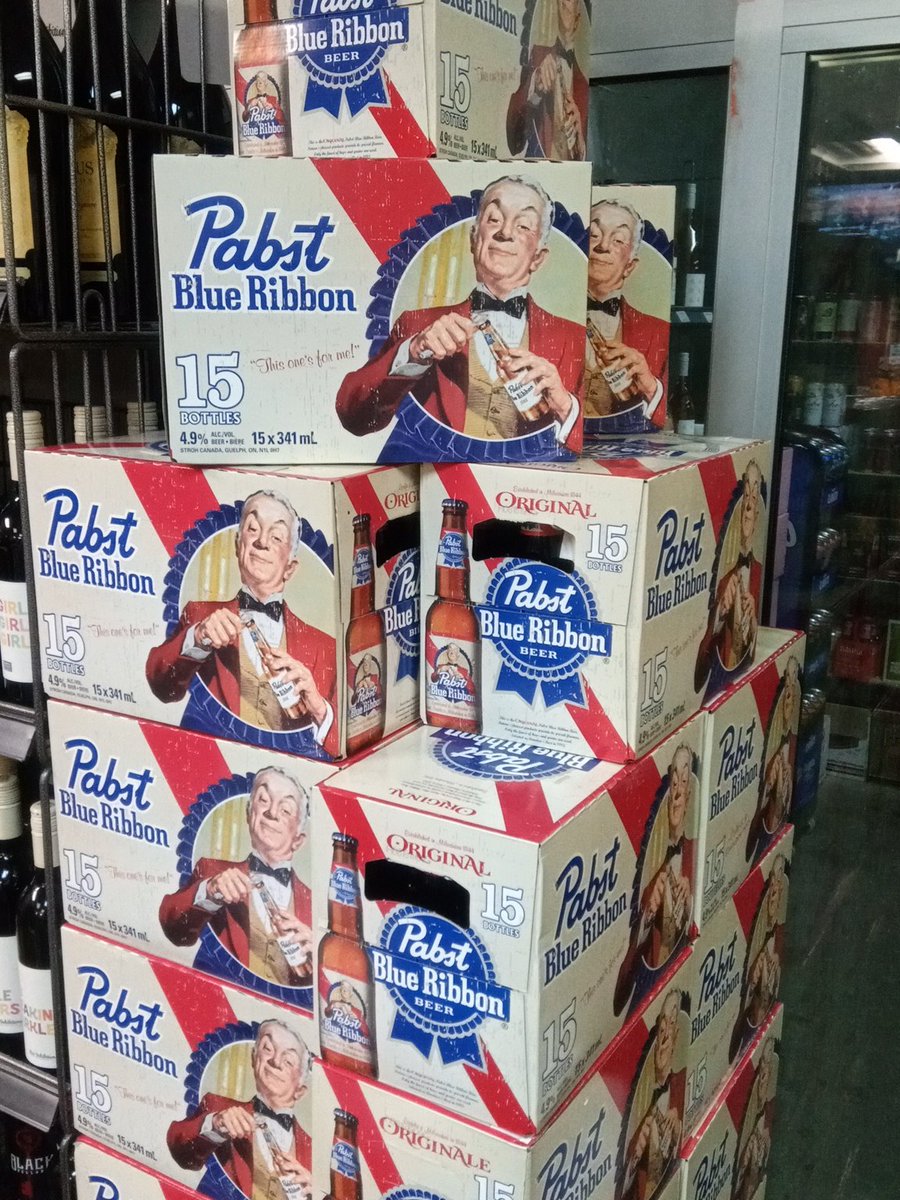#Hipster alert!!!  #calgary #yyc 
#PabstBlueRibbon #PBR 
For #Xmas #Gift 
In Bottle format 
<a href="/Ship_and_Anchor/">Ship & Anchor Pub</a>
Rt 
Pass on to your hipster friends