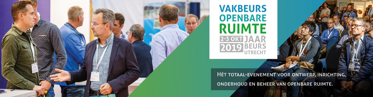 Vakbeurs Openbare Ruimte | Hét totaal-evenement voor ontwerp, inrichting, onderhoud en beheer van openbare ruimte #VOR_NL