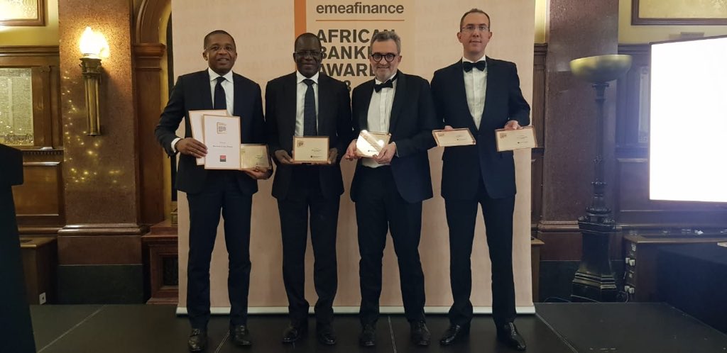 ELYacoubi_A's tweet photo. Très content des prix obtenus aux African Banking Awards,  ce qui démontre encore une fois la vitalité des filiales africaines de @SocieteGenerale sur le continent. ....Et bien entendu très fier des 3 prix obtenus par le groupe @SG_Maroc 
#أنتم_المستقبل https://t.co/SRjprmx3AY