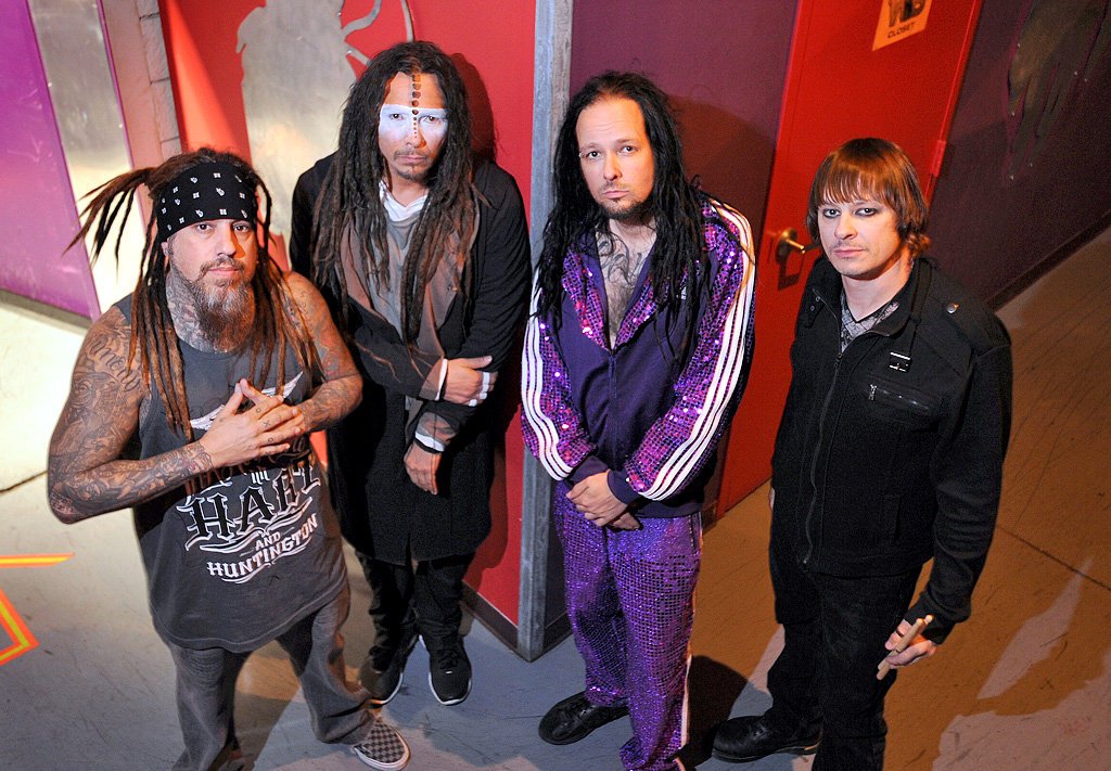 Little known nu-metal fact: Korn take it in turns to be the guy who holds h...