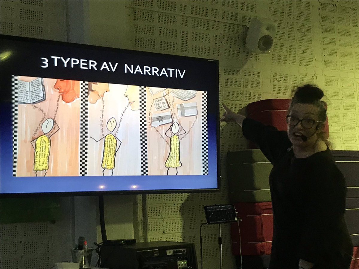 Holmgren_A's tweet photo. 3 grundläggande narrativ som formar oss. De klassiska berättelserna om hjältar och hjältinnor, de personliga om vem jag är, de samhälleliga om vilken grupp jag tillhör. Vad formar mig mest? #lineducation @katricehorsley @RektorElsemarie https://t.co/mYFbOD80RG