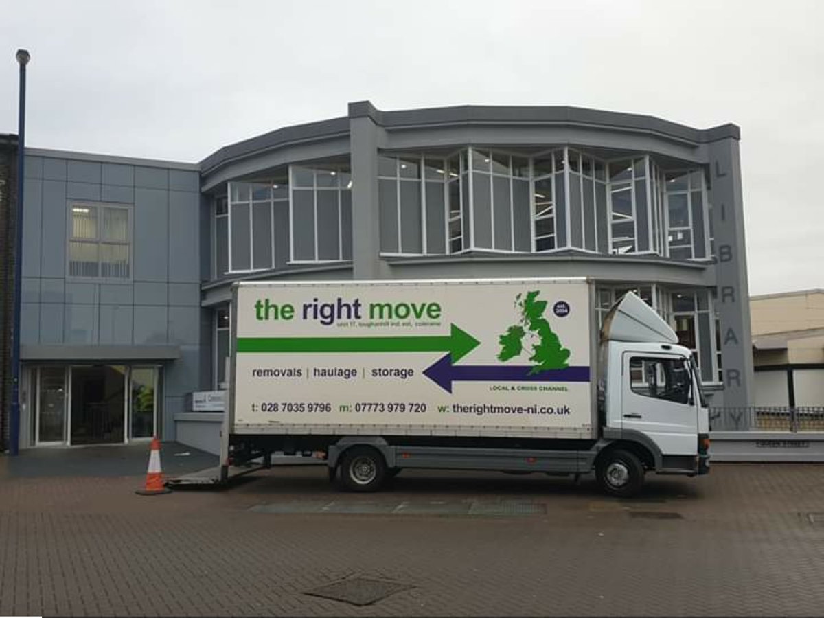 TheRightMove1's tweet photo. Coleraine Library looking great. #Library #Coleraine #Portrush #Portstewart #Northcoast #Removals https://t.co/ZYOzSVJm1m