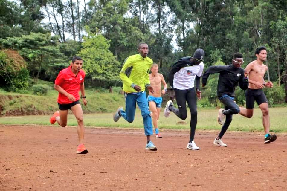 A good warmup before intense training.. A MUST!  #workout #highaltitudetraining #theheartofkenyanrunning #iten #kenya