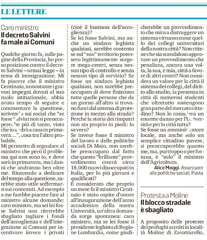 #DecretoSalvini qualche domanda...