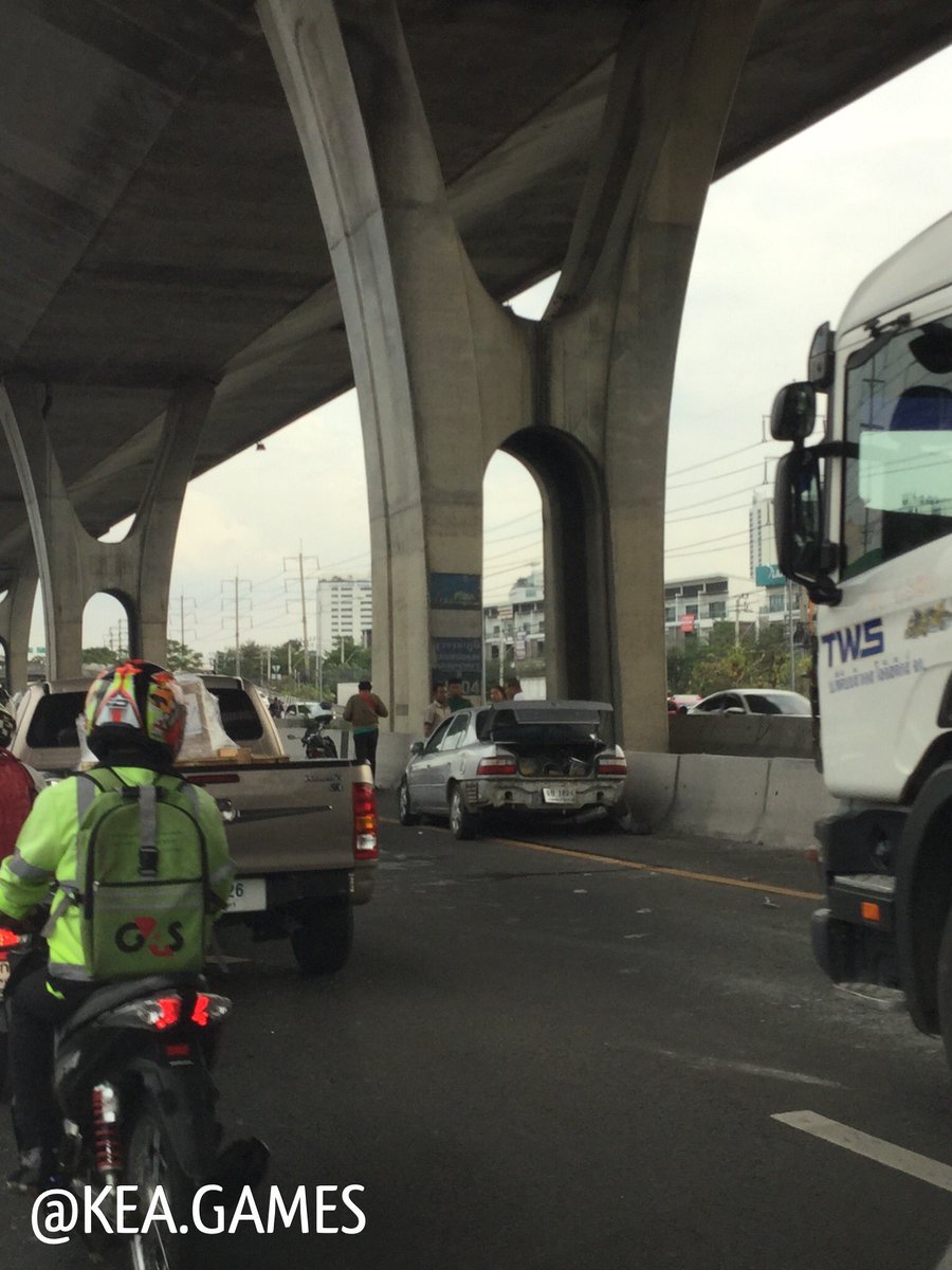 Boysetup's tweet image. บางนาตราด กม. 5. เลยตึกเนชั่น รถชน หลายคัน  ขาออก. กู้ภัยถึงที่เกิดเหตุแล้วครับ 

@fm91trafficpro @js100radio @TRS995radio