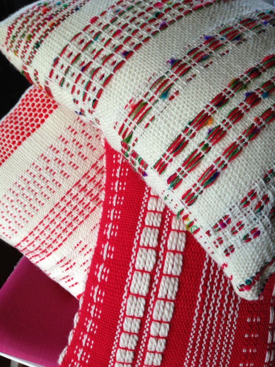 creativeweaving's tweet image. Christmas Cushions for 2018 creativeweaving.wordpress.com/2018/12/07/chr…