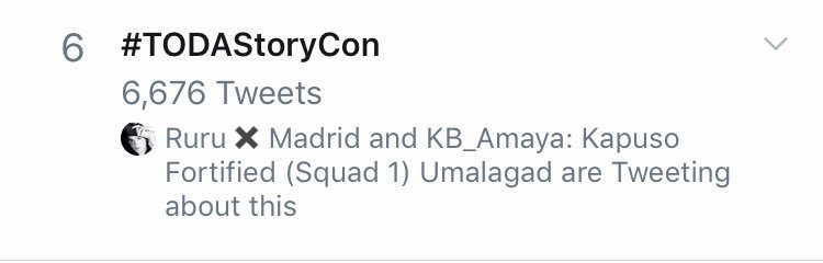 GMA_PA's tweet photo. Mga Kapuso, 6th Spot! Maraming salamat! #TODAStoryCon https://t.co/1bZA0etoZY