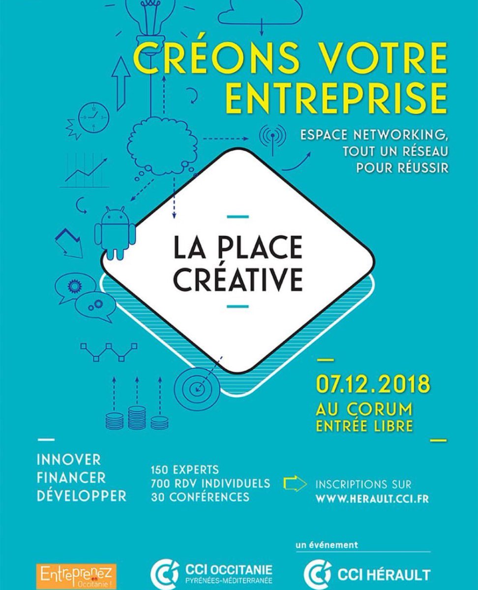 CCIHerault's tweet photo. #laplacecreative c’est maintenant !
Un événement à la mesure de l’envie d’entreprendre sur notre territoire.
« Nous œuvrons au quotidien pour que chaque entreprise soit pérenne et armée pour se développer » @ADeljarry, Président de la Cci Hérault https://t.co/9G4mIDtaww