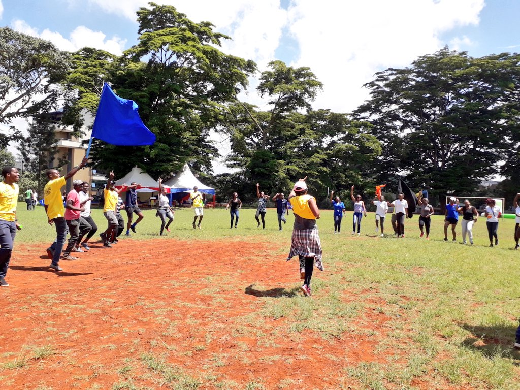 ResolutionKE's tweet photo. Stuck at your desk? We can't relate. It's 🔥at the #ResolutionSportsDay . #TeamResolution is out and ready to play. Catch all the action on our Instagram (@ResolutionKE ) https://t.co/YUb3CmpK1J