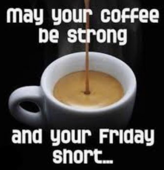 Yeah! It’s Friday.....