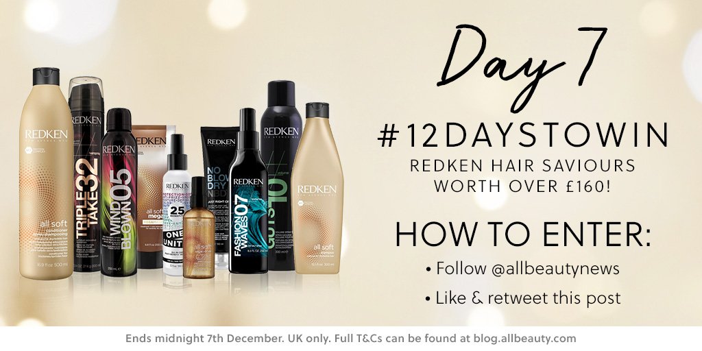 allbeautysocial's tweet image. It&apos;s day 7 of #12DaysToWin and we&apos;ve got that #fridayfeeling! 🙌 But forget going out, we&apos;re staying in to wash our hair with these gorgeous @redkenukgoodies! Simply like &amp;amp; retweet for your chance to #win a Hair Saviours Bundle worth £160 ✨ Good luck! #competition #giveaway