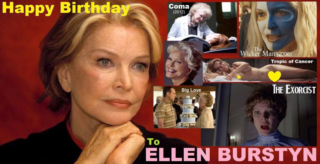 Happy birthday to Ellen Burstyn, born December 7, 1932.  