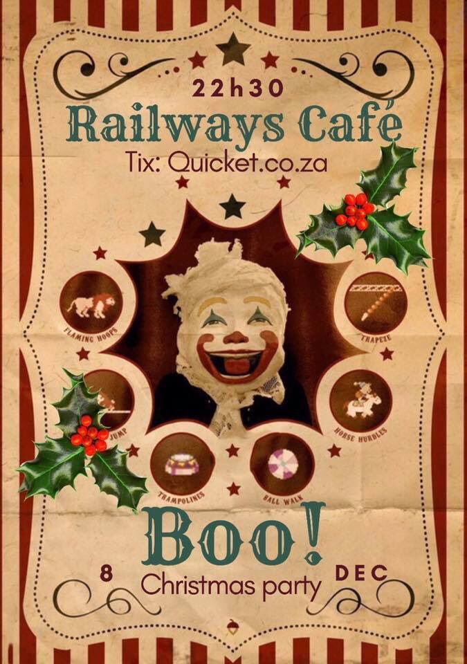 Jingle Boo!! <a href="/RailwaysCafe05/">Railways Cafe</a>  - Saturday, 8th Dec
